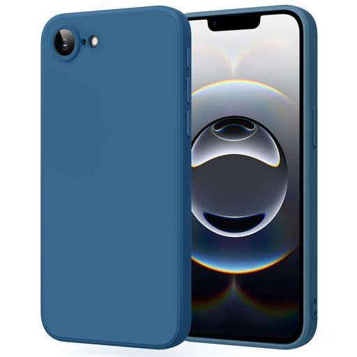 乐天商城 - iPhone17e/16eケース衝撃吸収レンズ保護傷つけ防止アイフォン17e/16e用ケース6.1インチ(ネイビーブルー)