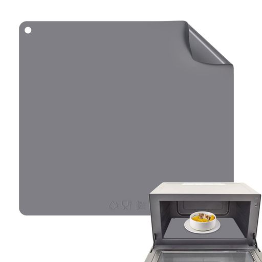 Magicfour 電子レンジ庫内の汚れ防止マット 耐熱 230°C 電子レンジマット シリコンマット レンジ 下敷き 耐冷 滑り止め 傷防止 洗える 掃除簡単 ランチョンマット 28.5x31cm