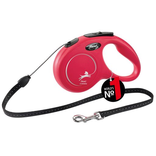 フレキシ (flexi) ニュークラシック コード S(12kg未満) 5m レッド [犬用リード]