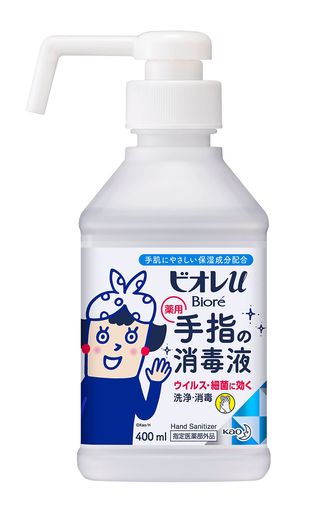 [指定医薬部外品]ビオレu手指の消毒液【置き型本体】400ml