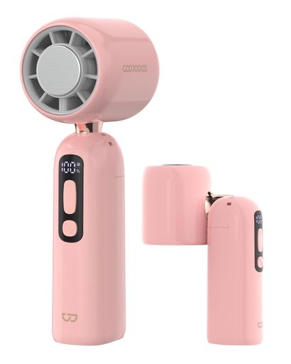 【冷却プレート付き ハンディファン】冷却プレート搭載のハンディ扇風機で、肌に当てるだけで瞬時にクールダウンできます。猛暑・通勤・アウトドア・フェス・スポーツ時の暑さ対策グッズとして最適です。手頃のボディーサイズで携帯便利、いつでもどこでも心地よい涼しさをキープられます。 【強力送風&amp;100段階風量調節】高速モーター搭載でのハンディファンは小型でもパワフル、通常の8000PRMくらいの回転速度を16212PRMまで達します。猛暑のアウトドアでもしっかり風を届けます。1〜100段階の細かい風量調整が可能で、微風〜強風まで使う場合によって自由に切替できます。 【4000mAh大容量バッテリー】4000mAhの大容量電池を内蔵し、最大13時間の連続使用が可能です。Type-C充電はファンに高速充電環境を提供し、2~3時間だけでフル充電できます。長時間使用可能な手持ち扇風機として、外出に安心の持続力を提供します。モバイル性に優れた充電式ハンディファンで、夏の必需品となります。 【LEDディスプレイ搭載】風量・電池残量が一目で分かります。