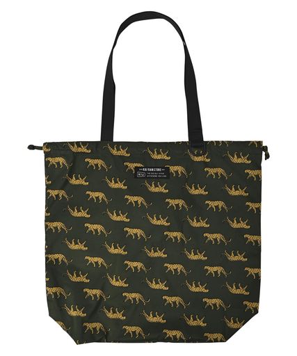 Rakuten - KiUキウウォータープルーフバッグカバーKiUWPBAGCOVER防水撥水トートバッグエコバッグ雨よけ2way巾着パッカブルコンパクトおしゃれユニセックスメンズレディース男女兼用レオパードK444-175