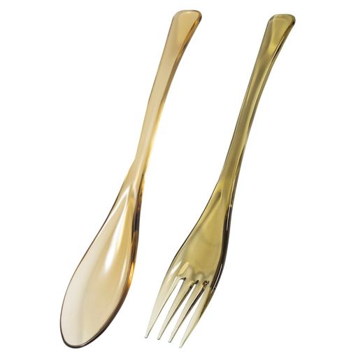 IJ定番スプーンフォークセット20cm日本製漂白剤OKホームパーティアウトドア子供用キャンプおしゃれかわいいクリアデザートスプーン持ちやすい食べやすい細口子供プラスチック耐熱100度…