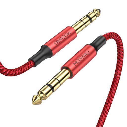 【広範な互換性】メッキ高級6.35mmジャック1/4「TRSケーブル、このケーブルはTRS1/4」コネクタ設計を採用している。スタジオディスプレイ、ミキサー、アンプ、類似のデバイスなど、専門的なオーディオデバイスとDJデバイスを接続するのに最適です。ギター、低音、キーボード、ペダル、アンプ、ミキシングボード、PAシステム、StudioHarmonizers、その他の1/4インチ入力デバイスに最適です。 【高品質TRSケーブル】24AWG無酸素銅(OFC)導線、信号鮮明度90%OFC螺旋遮蔽を強化し、信号対雑音比を高める 【非常に耐久性】1x1/4オス-1/4オスケーブルは、コネクタを取り囲む硬質金属ハウジングを採用し、耐久性、耐熱性、安全性を向上させます。ナイロン編みシースがケーブルを包み込み、破壊、ひび割れ、曲げが20000回を超えないようにします。 【6.35mmケーブル】4分の1インチケーブルはギター、ベース、マンドリン、キーボード、ウクレレ、ペダルなどの音楽機器と互換性がある 【何が得られるか】セットには、1x1/4販売-1/4販売ケーブルが含まれています。