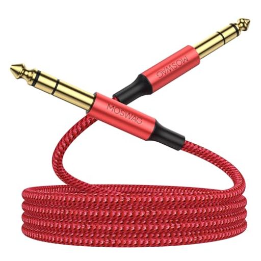 【広範な互換性】メッキ高級6.35 mmジャック1/4「TRSケーブル、このケーブルはTRS1/4」コネクタ設計を採用している。スタジオディスプレイ、ミキサー、アンプ、類似のデバイスなど、専門的なオーディオデバイスとDJデバイスを接続するのに最適です。ギター、低音、キーボード、ペダル、アンプ、ミキシングボード、PAシステム、Studio Harmonizers、その他の1/4インチ入力デバイスに最適です。 【高品質TRSケーブル】24 AWG無酸素銅(OFC)導線、信号鮮明度90%OFC螺旋遮蔽を強化し、信号対雑音比を高める 【非常に耐久性】1 x 1/4 オス-1/4 オスケーブルは、コネクタを取り囲む硬質金属ハウジングを採用し、耐久性、耐熱性、安全性を向上させます。ナイロン編みシースがケーブルを包み込み、破壊、ひび割れ、曲げが20000回を超えないようにします。 【6.35 mmケーブル】4分の1インチケーブルはギター、ベース、マンドリン、キーボード、ウクレレ、ペダルなどの音楽機器と互換性がある 【何が得られるか】セットには、1 x 1/4販売-1/4販売ケーブルが含まれています。