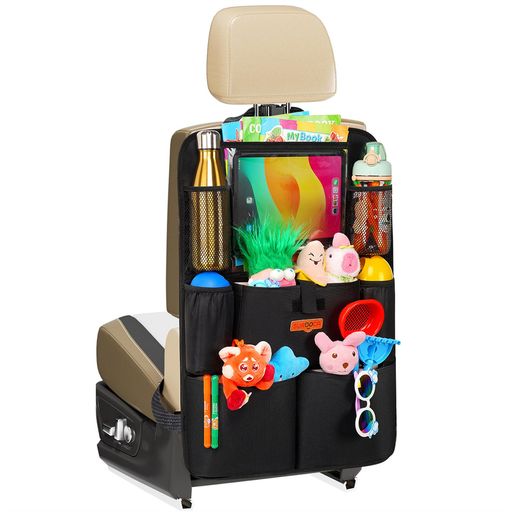 SURDOCAシートバックポケット車収納ポケットキックガード後部座席収納バッグベビー用品子供用品車内収..