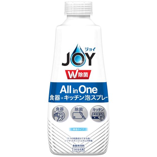 ジョイW除菌ミラクル泡スプレー食器用洗剤微香つけかえ用275mL1本