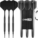 CyeeLife90%16gタングステンの専門ダーツ+ダーツケース+プラスチックの尾翼+30ダーツティップ