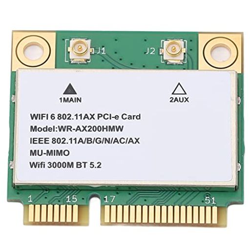 PCIEネットワークカード、6GHzバンドPCBWIFIカード、MUMIMOマルチスレッディング、ミニPCIEハーフトップインターフェイスをサポート、PC用