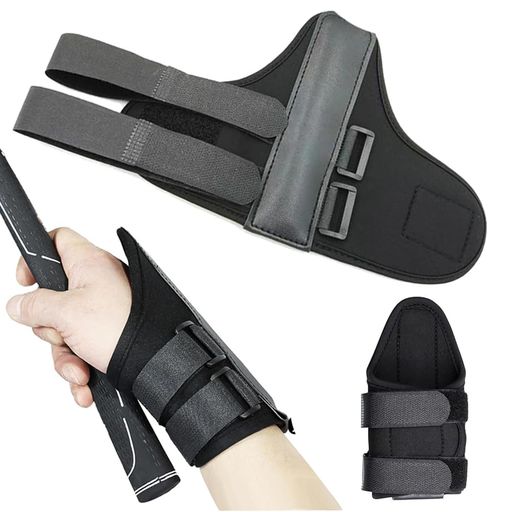 ゴルフ練習器具手打ちを矯正ハンドファーストレーナーアクセサリー手首の折れ防止トレーニング右・左打..