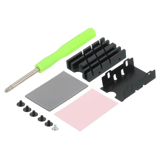 PATIKILM.22242NvmeSSDヒートシンクキット34x22x6.7mm、ラップトップメモリヒートシンク銅冷却サーマル..