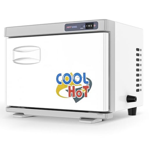 浴巾烘乾机 - タオルウォーマー&タオルクーラー温冷タオルスチーマータオル蒸し器おしぼり蒸し器前開きタオルおしぼり温冷切替タイプ6.5Lホワイト