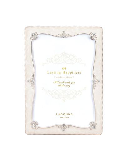 LADONNAラドンナブライダルフレームBJ39L判ホワイトBJ39-L-WH