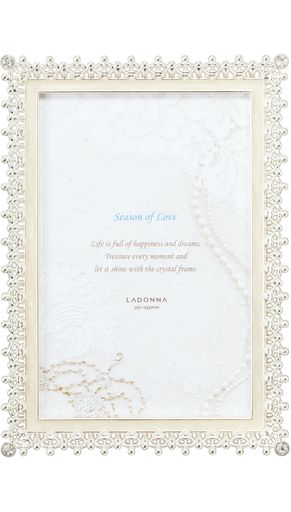 LADONNAラドンナフォトフレームブライダルホワイトポストカード判MJ83-P-WH