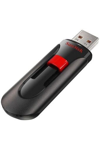 SanDisk64GBCruzerGlideUSB2.0フラッシュドライブ-SDCZ60-064G-B35、ブラック。