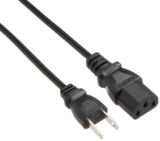 アイネックスAINEXAC電源ケーブル極細ストレートタイプACP-15S-BK