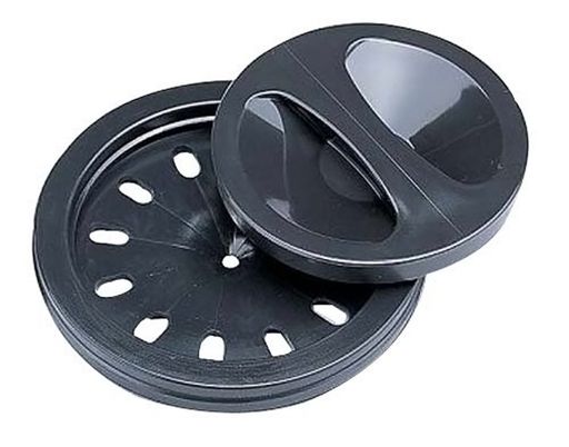 Belca日本製排水口ふた流し用菊割れゴム・止水セット直径14.5cm用直径14.4x高さ1.7cmブラックSP-204