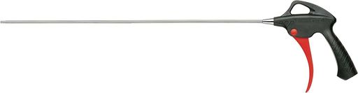 ノズル形状:標準ロングノズル ノズル長さ:300mm ノズル口径:2.1mm 空気消費量:(m3/min):135 使用流体:圧縮空気 最高使用圧力:0.97MPa 使用温度範囲:0°C~60°C(32~140°F) エアーインレットネジ径:Rc1/4 使用エアホース内径:Φ4mm以上