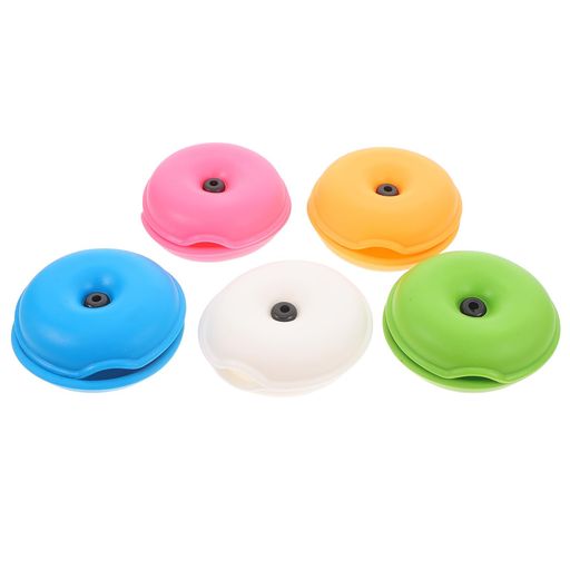 Amosfun充電ケーブル収納巻き取り収納5個可愛いイヤホンコードワインダー電源コードまとめるグッズ携帯用ケーブル収納ケースホルダーケーブルリールロープ巻き取りオーガナイザー持ち…