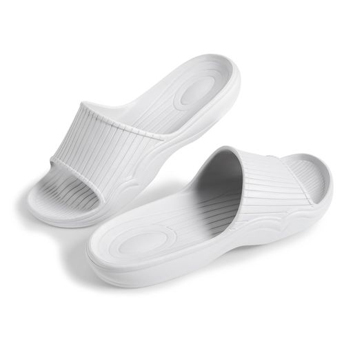 クモリ(Kumori)スリッパ抗菌防臭素材EVA樹脂超軽量滑り止め男女兼用洗える速乾室内サンダルスリッパ外履きトイレ用歩きやすいバススリッパベランダサンダル(グレーXL・260-275)