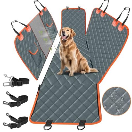 アウトドア 【改良犬 ドライブシートポイント】弊社の犬車シートは改良ポイント1真ん中に取り外しファスナーがあり、人とペットがともに後部に座れる。自由性が市販のシートより高くなります。2後部にアンカーを追加しました。急停車時にシートが動きにくく、ペットに安全性をアップします。3後部シートの両側に収納ポケットがあり、ペットの小物リートや餌など簡単に収納できます。 【アップされ5層素材構造】前の2層素材より犬 ドライブシート素材は5層構造を改良しました。600D防水オックスフォード+PV 防水膜+80gコットン+210Dの裏生地++滑り止めネットを採用しております。本体素材は防水性、耐摩耗性と耐傷性あり、ドライブ途中で犬がおしっこをしても水が染み込まず、雨や雪の日でも座席をしっかりカバーして、汚れや犬のひっかき傷、毛、泥などの損傷からご愛車を解放します。 【防水&amp;通気&amp;可視メッシュ】後部座席の犬用保護カバーは表面とインナには撥水加工が施されておりますので、高い撥水性・防水性があります。真ん中にPVCメッシュがあり、飼い主とペット両方がお互いの様子を見やすく安心運転できます。ペットや子供にも適用できます。