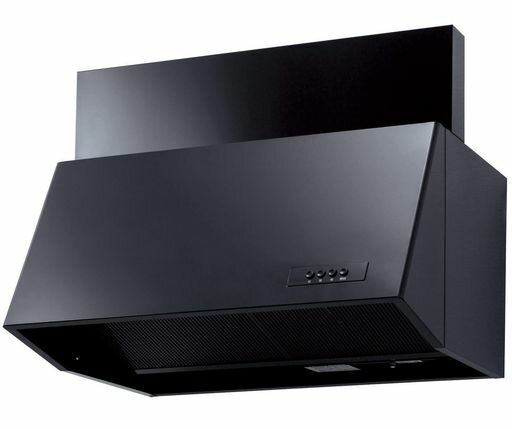 ノーリツレンジフードブーツ型(シロッコファン)NFG6B03BA60cmタイプブラック前幕板200mm
