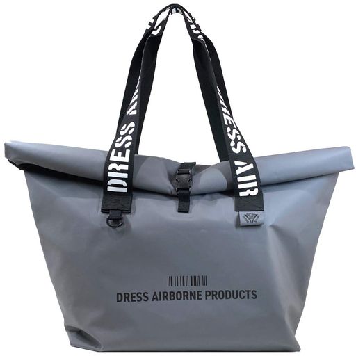 ドレス(DRESS)防水トートバッグ65L/GRY釣り防災災害キャンプ防水大型収納撥水高機能ウェーダー胴長アウ..