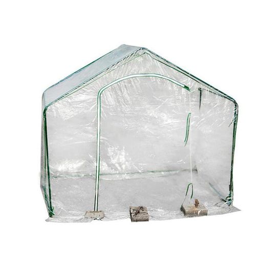 【ビニールハウス仕様】サイズ:幅180cmx奥行153cmx高さ153cm;本体の重量:10kg;カバー素材:透明PVC;フレーム:鉄パイプ(防錆塗料加工)。 【大型温室】こちらビニールハウスの高さは153cmで、人が入れる大容量の温室です。背の高い植物はもちろん、自転車やガーデン用品、室外の雑貨などを収納できるスペースとしてもお使いいただけます。 【ファスナーで簡単開閉】扉はファスナー付き、簡単開閉できるので、中での作業や水やりの時にも便利、鉢植えなどを出し入れする際、入口のカバーを巻上げ紐で固定することで、開けたままの状態で作業することができ、植物に通気もできます。 【防寒、防水、抗UV】植物に雪、霜、雨、風、嵐など悪天気から守れます。また、日光暴露抗UV、あなたの植物、花がより多くの日差しを吸収するように、成長のための十分な余地を提供できます。 【室内外用、どこでも適用】種、イチゴ、野菜、トマト、植物または球根などをカバーするのに最適です。ただの植物収納用のスタンドとして使用してもぴったりです。もちろん保温でき、防水、防塵、害虫・鳥防止ため、植物、花などを保管できます。