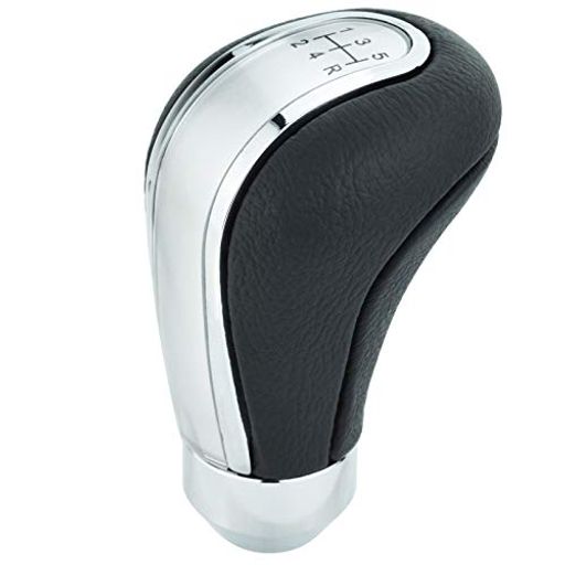 Lunsom5速レザーシフトノブR形ギアシフトノブゼネラルオートマニュアルカー(ブラック)