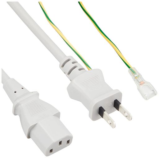 ●ノートパソコンや周辺機器等に接続する電源ケーブル ■コネクター形状:ACアダプター側:3ピンソケット(メス)、ACコンセント側:2ピン(アース線付き)プラグ(オス) ■定格:AC125V/7A ■外形寸法(ケーブル長):2.0m ■質量:約184g ■パッケージ寸法(幅x高さx奥行):145x210x30mm ■パッケージ質量:約111g