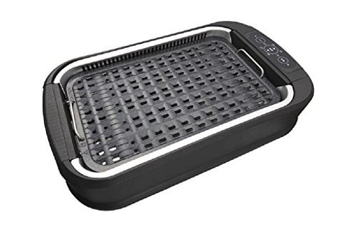 シナジートレーディングスーパー吸煙グリルスモークリーンIIIDSK2002電気アルミニウムブラック