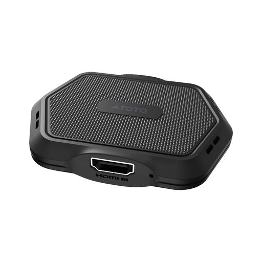 ATOTOMOVEAD1ワイヤレスCarPlayボックスアダプターHDMI入力対応、2in1ドングル有線CarPlay車対応、プラ..