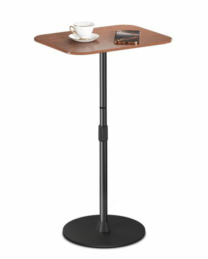 Viozon昇降式テーブル小さいテーブルひとり暮らし68~96cm高さ調整天板サイズ32cmx42cm安定サイードテー..