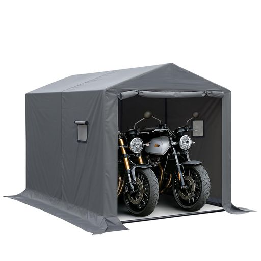 FRGBAKLIサイクルハウス3台用大型バイクガレージサイクルポート耐水圧8000mm・420Dオックスフォード布..