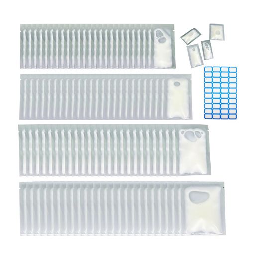 【高品質素材、肌に優しい】パウチ容器は高品質のPE素材を採用しており、肌に優しく、安心して触れることができます。PET材質の容器は透明度が高く、中身がはっきり見え、同時に防湿、耐酸素特性を備えており、異臭の揮発を効果的に防止し、破損しにくく、丈夫で耐久性があります。 【よい密閉性で液漏れ防止】トラベルボトルはストレートヘアアイロン、シール機、アイロンなどのツールでヒートシールを実現でき、シール効果が優れており、液体漏れの問題を効果的に防止でき、出張でも日常使用でも非常に便利です。 【コンパクト、携帯便利】パウチは小さくて軽く、スペースを節約し、持ち運びに便利で、化粧バッグ、バッグ、スーツケースに簡単に入れることができ、瓶のようにかさばりません。旅行でも、出張でも、ビジネスでも、必需品です。 【多機能シーンに適用】旅行用シャンプー、ボディソープ、ローション、マッサージオイル、化粧水などの化粧品や入浴製品の包装に適しています。また、香水のサンプルを分けたり、イベントで受け取る無料試用パックを保管したり、休暇、出張などの場面での使用に便利です。