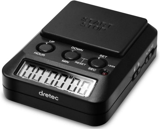 ドリテック(dretec)勉強タイマータイムアップ2消音T-587ブラック