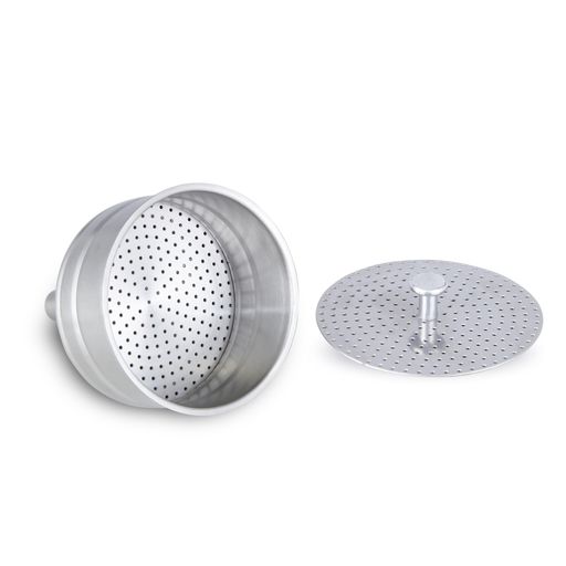 Easyworkzステンレス鋼モカポット漏斗交換用リデューサーセットエスプレッソメーカー6カップ