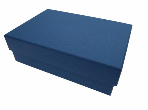 インディゴ(indigo)ラッピングカラフルボックスS貼箱ネイビー1個入PB072