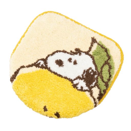 センコー(Senko)スヌーピートイレ用品フレッシュフルーツトイレフタカバー普通用・洗浄用兼用タイプイエローキャラアニマル72670