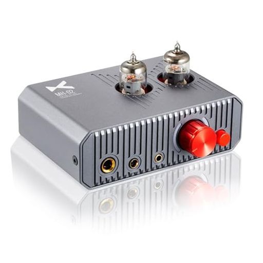 xDuooMH-02真空管アンプヘッドホンアンプUSBDAC6J1電子管ハイブリッドプリアンプClassAヘッドフォンアンプPCM32bit/384KHzDSD256対応1300mW強出力2段階GAIN