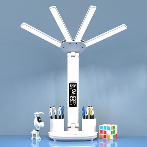 CLEAYODO テーブル デスクトップ スタンディング LED目保護ランプ Type-C充電 大容...