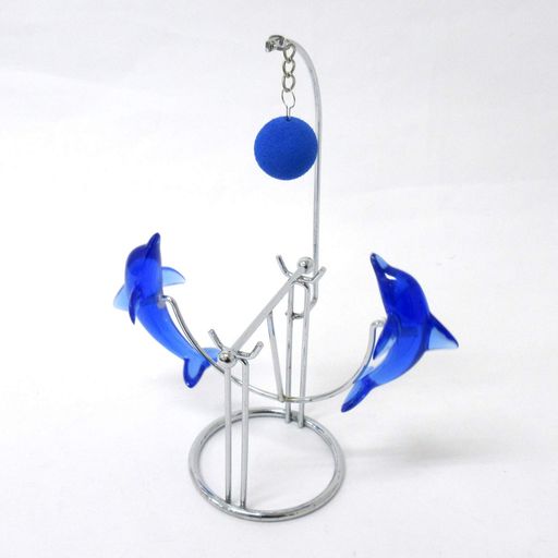 インテリア癒しのバランスアートイルカ&ボール208-147