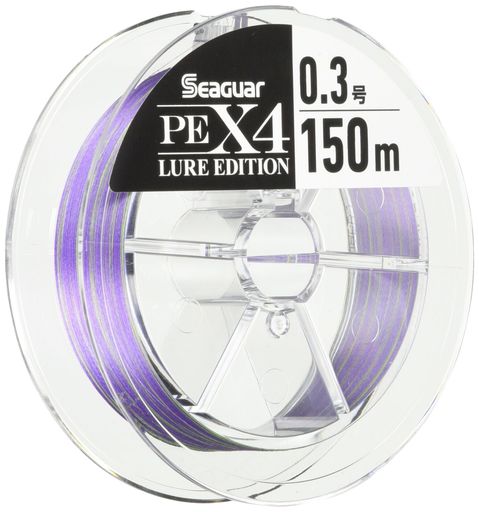 素材:PE4本組 号数:0.25号/全長:150m/強度:4.9lb/カラー:ミスティックパープル その他:1m毎ライムグリーンマーキング