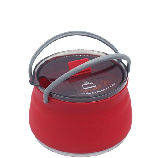 キャンプケトルやかん1L折りたたみやかんアウトドア調理器具シリコンキャンプ用鍋コーヒーポット多機能湯沸かし器・直火-IH対応・高速熱伝導・携帯便利・超軽量・洗いやすい・屋外/登…