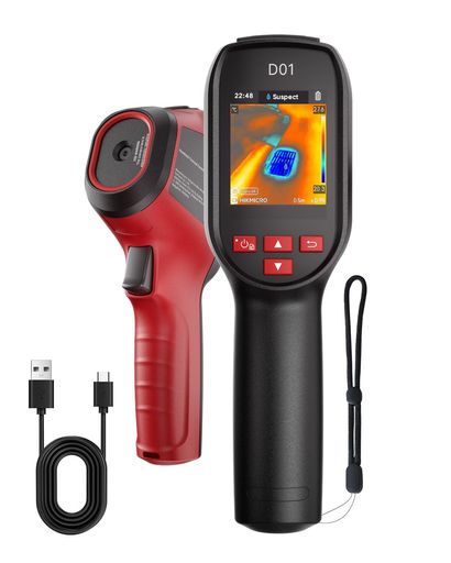 HIKMICROD01サーモグラフィーカメラ240x240SuperIR対応、SuperSceneスマートシーン認識、96x96IR解像度..