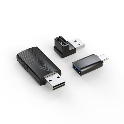 MINIXNEO無線AndroidAutoアダプター、2025年最新ワイヤレスAndroidAutoアダプター、有線AndroidAutoをワイヤレスAndroidAuto