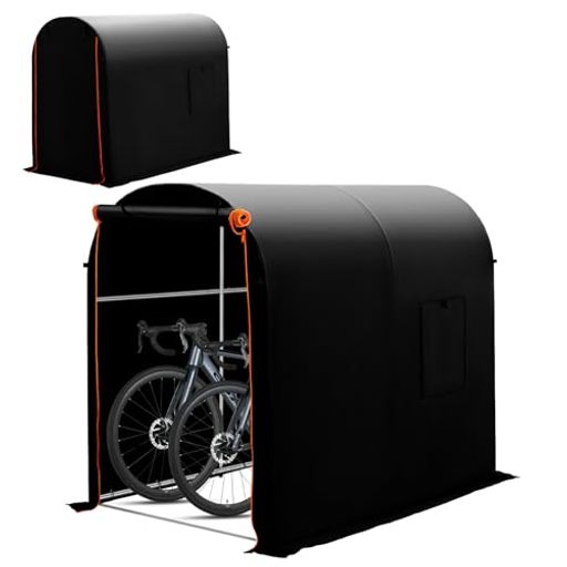 Anovara(アノヴァラ)サイクルハウスバイクガレージサイクルポート1台用～3台用自転車置き場屋外サイクルガレージバイクガレージガレージテント自転車テント屋根車庫自転車小屋バイクテ…