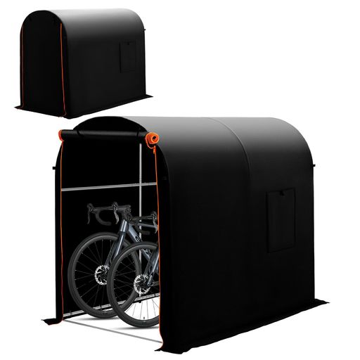 Anovara(アノヴァラ)サイクルハウスバイクガレージサイクルポート1台用〜3台用自転車置き場屋外幅120cmサイクルガレージバイクガレージガレージテント自転車テント屋根車庫自転車小屋バ…