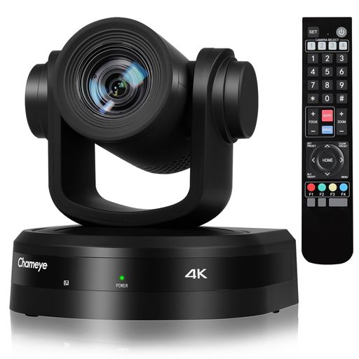 Other - Chameye4KWeb会議カメラPTZカメラ20倍光学ズームAI自動追尾会議室USB3.0/HDMI/LAN/PoE対応1/2.5インチHQセンサー4KP30851万画素録画機能付き広角会議ライブ配信OBSYoutube