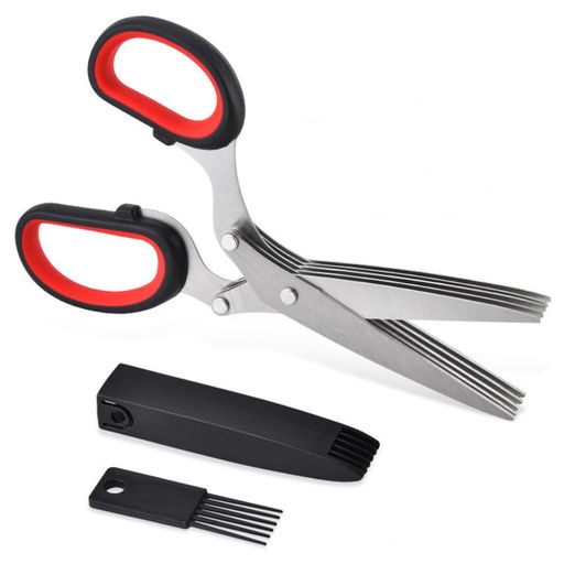 シュレッダーはさみ封筒5枚刃多量裁断明細カードブラシ付